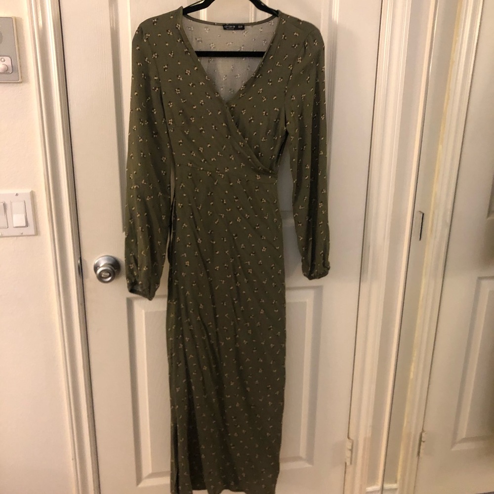 NEW W/O Tags Cotton On Size XS wrap maxi dress